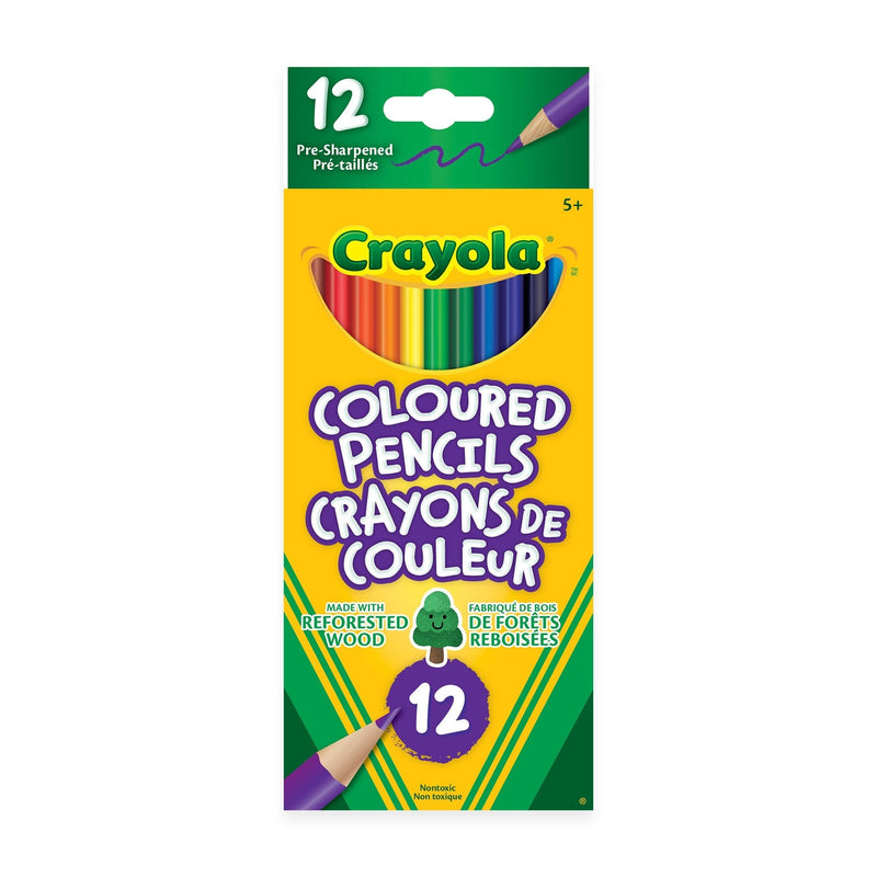 Crayola Coloured Pencils, 12 Pieces, Multicolour G8