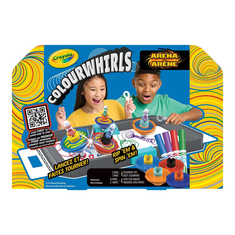Crayola Colourwhirls 4-Player Arena Set for Ages 6+ M4