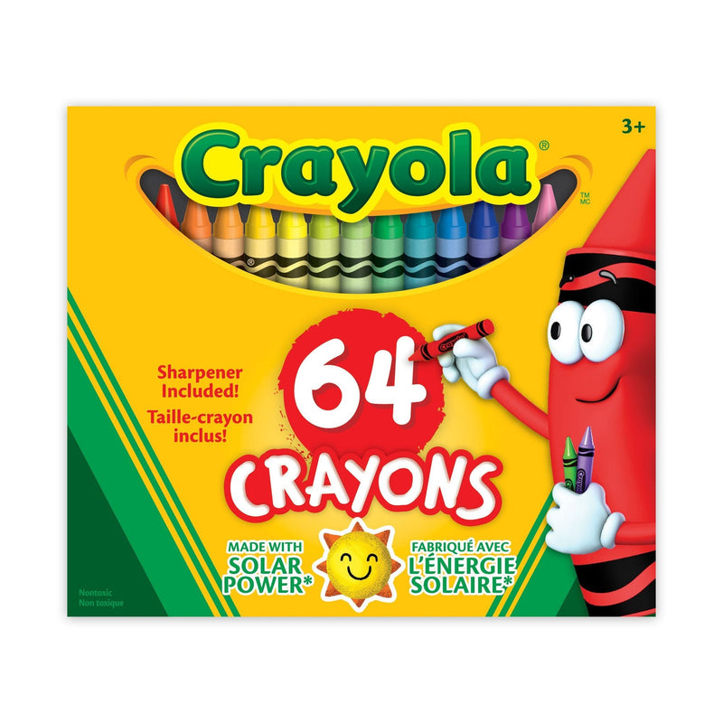 Crayola Crayons, 64 Pieces, Multicolour W3