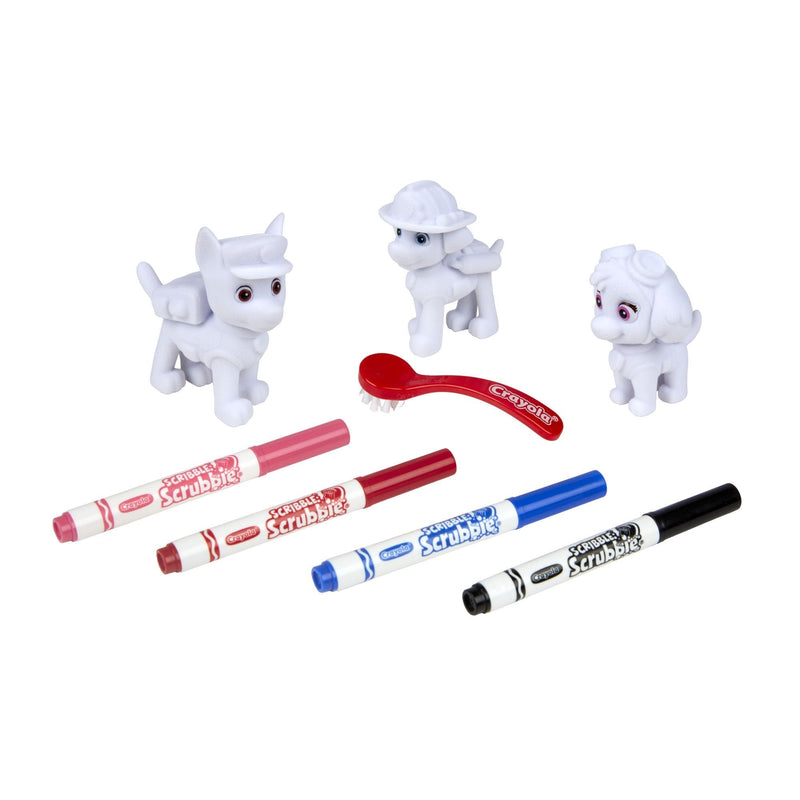 Crayola PAW Patrol Scribble Scrubbie Pets Activity Playset with Washable Markers, 3-pk, Ages 3+ I9