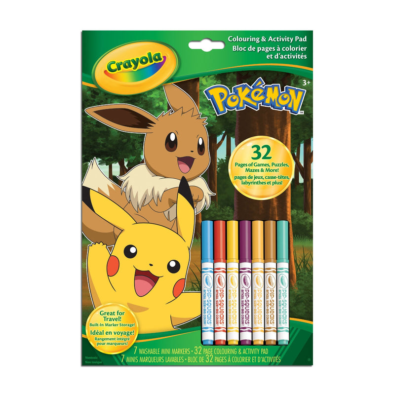 Crayola Pokémon Colour Pad N8