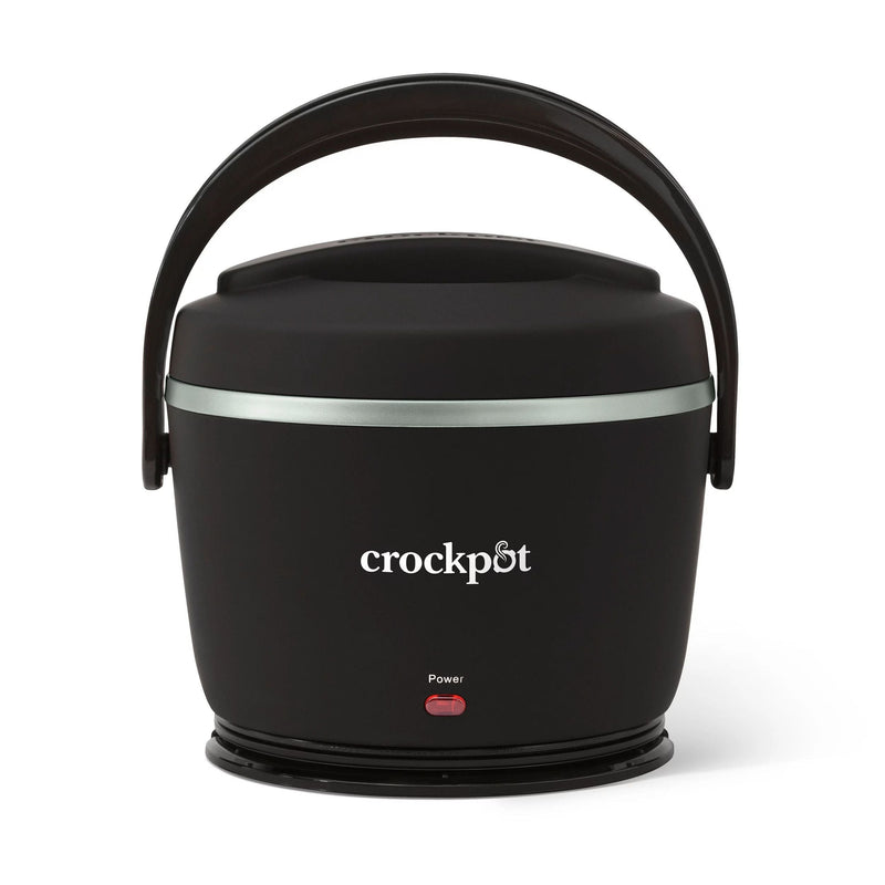 Crock Pot Black Licorice Electric Lunch Box with Detachable Cord G9