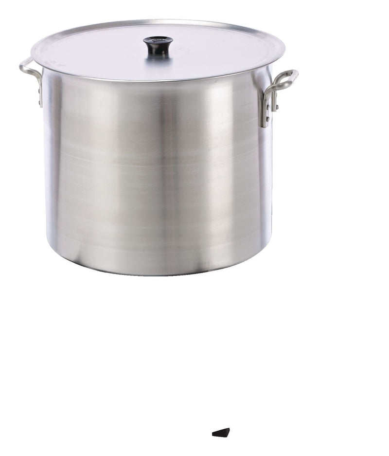 Crown Custom Heavy-Duty Industrial Aluminum Stockpot with Handles, 64-L Q8