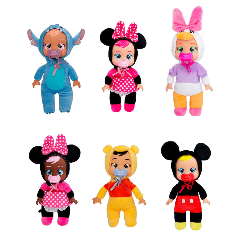 Cry Babies Tiny Cuddles Disney Character Dolls for Ages 18m+, Various Characters R2