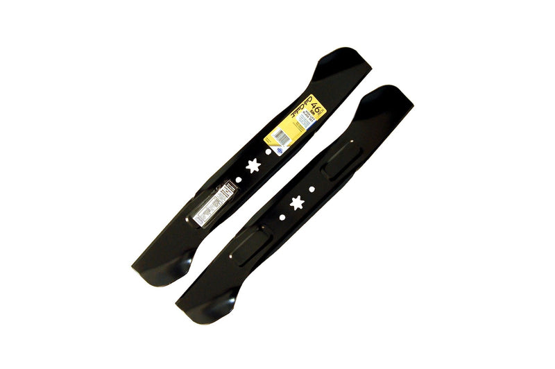 Cub Cadet NX-15 Riding Mower 2-in-1 High-Lift Blade Set, Fits 2015 & After Models, Black, 46-in, 2-pk R2