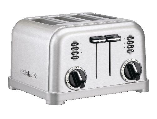 Cuisinart Metal Classic Toaster with 6 Settings, Stainless Steel, 4-Slices N2