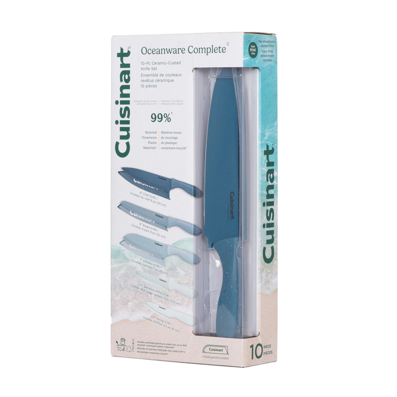 Cuisinart Oceanware Non-Stick Steel Knife Set, 10-pc M7