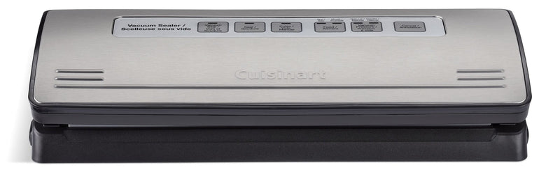 Cuisinart One-Touch Vacuum Sealer, Stainless Steel, Black J2