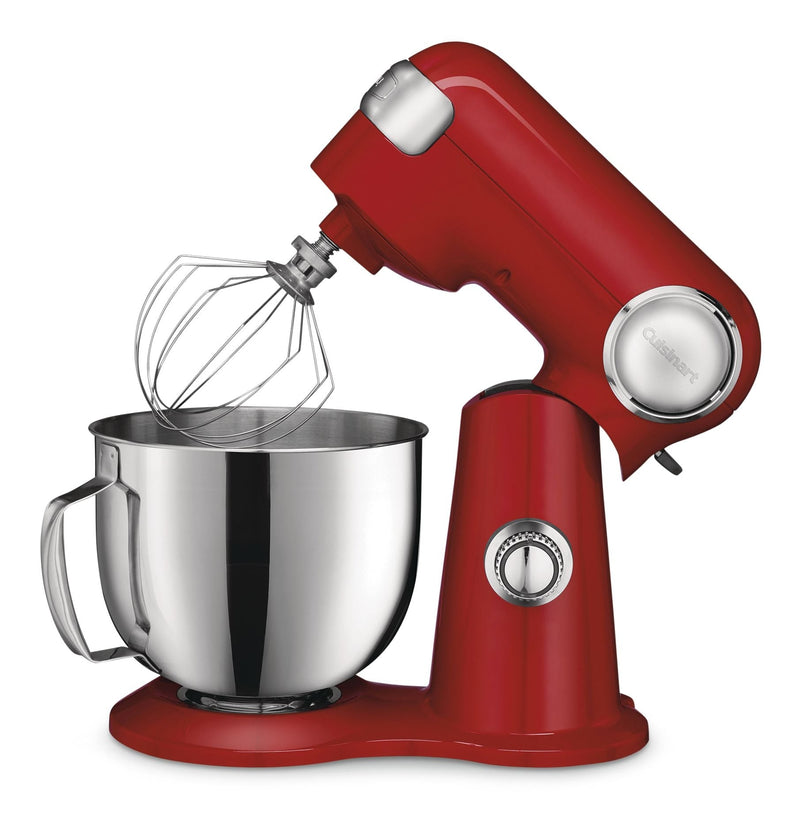 Cuisinart Precision Master Tilt-Head Stand Mixer with 12 Speeds, Red, 5.5qt Q0