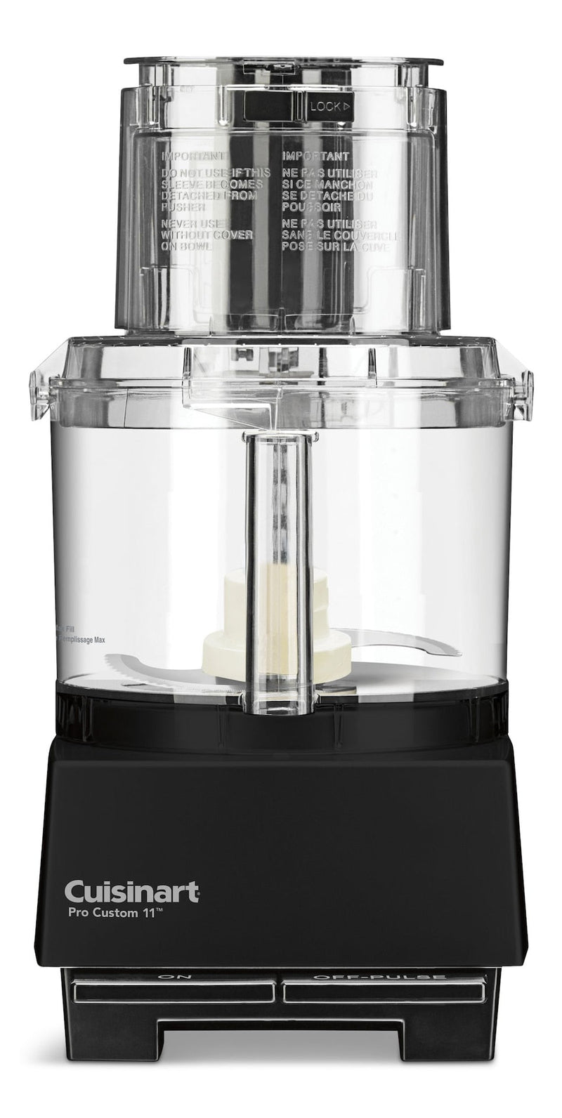 Cuisinart Pro Custom 11 Food Processor with Recipe Book, Black, 11 Cups S6