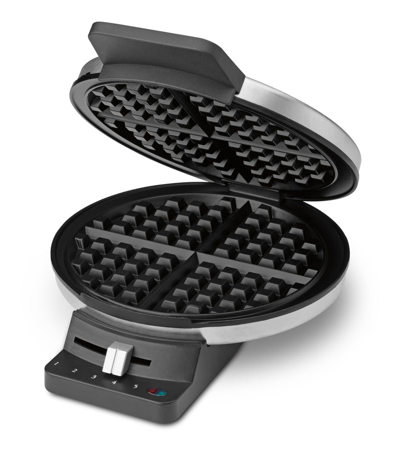 Cuisinart Round, Non-Stick Waffle Maker, Stainless Steel M0