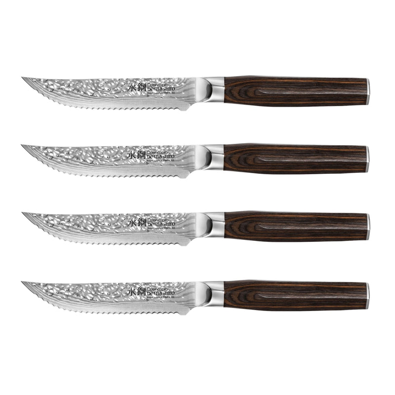 CUISINE:: PRO DAMASHIRO EMPEROR STEAK KNIFE SET/4 J5