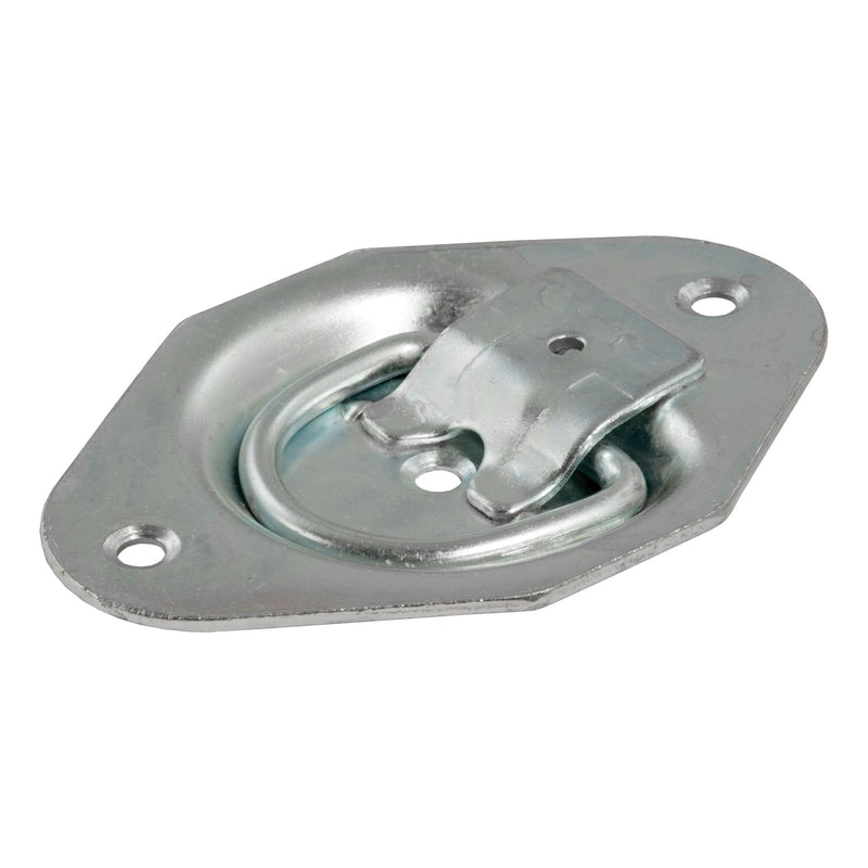 CURT 1-3/8-in x 1-7/8-in Recessed Tie-Down Ring (1200-lb, Clear Zinc) O0