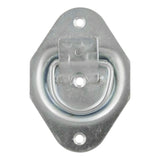 CURT 1-3/8-in x 1-7/8-in Recessed Tie-Down Ring (1200-lb, Clear Zinc)