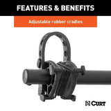 CURT 12126 Premium Hitch-Mounted Bike Rack (4-Bike, 2-in Shank)