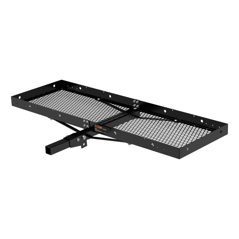 CURT 18109 Steel Tray-Style Cargo Carrier, 60 x 20-in, 500-lb R8