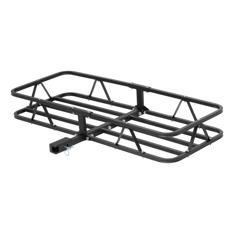 CURT 18145 48 x 20-Inch Basket Hitch Cargo Carrier, 500 lbs Capacity, Black Steel, 1-1/4, 2-In Adapter Shank F7