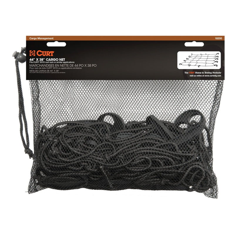 CURT 18200 Elastic Cargo Net for Roof Basket D4