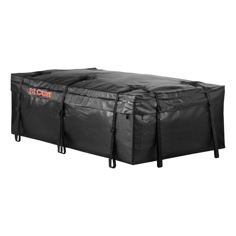 CURT 18221 Weather-Resistant Vinyl Roof Top Cargo Bag, Black, 59 x 34 x 21-in M1