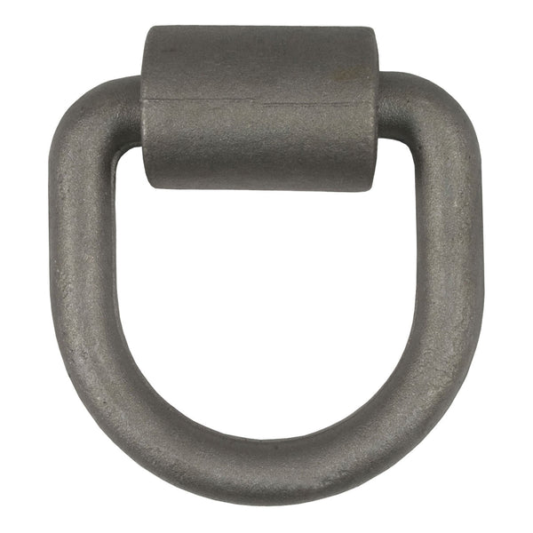 CURT 83750 3 x 3-in Weld-On Tie-Down D-Ring (6,100 lbs, Raw Steel) H9