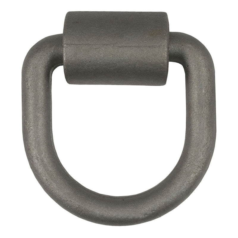 CURT 83750 3 x 3-in Weld-On Tie-Down D-Ring (6,100 lbs, Raw Steel) H9
