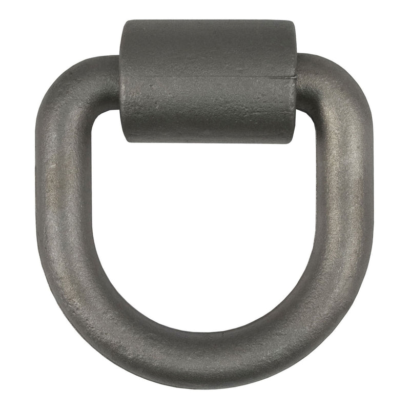 CURT 83760 3 x 3-in Weld-On Tie-Down D-Ring (8,833 lbs, Raw Steel) H5