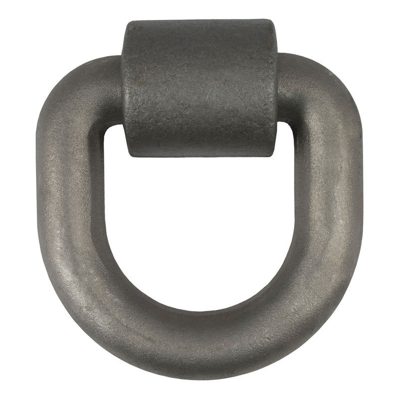 CURT 83770 3 x 3-in Weld-On Tie-Down D-Ring (15,587 lbs, Raw Steel) V1