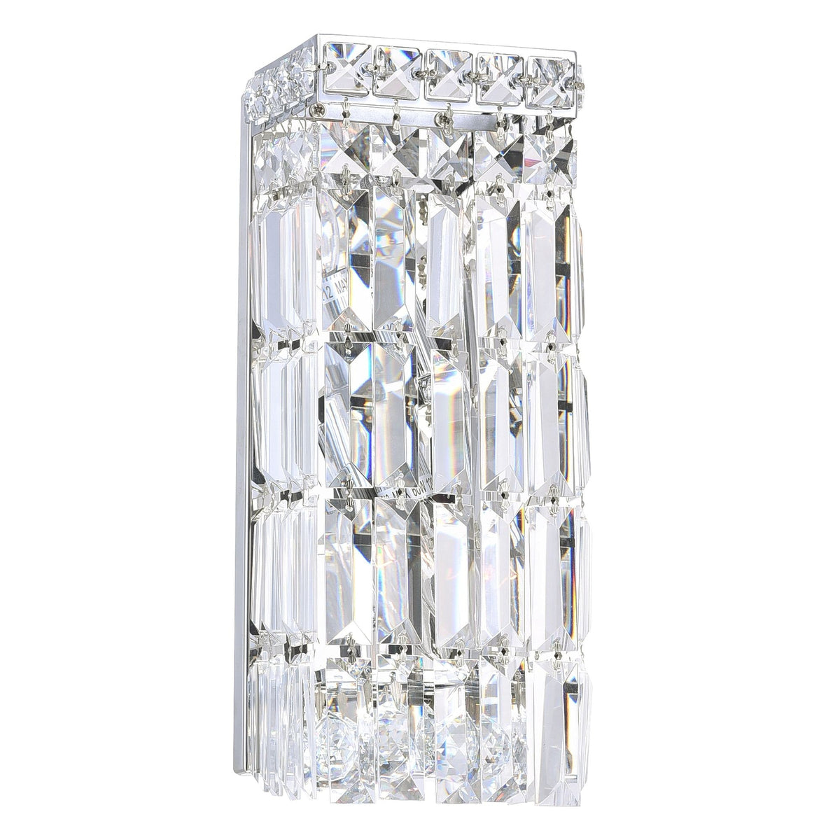 CWI Lighting Colosseum Bathroom Sconce, Chrome