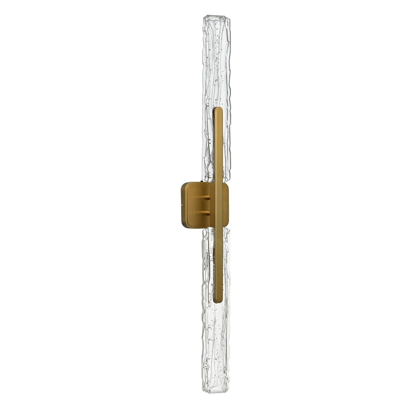 CWI Lighting Curva Integrated LED 36in Brass Vanity Light C0