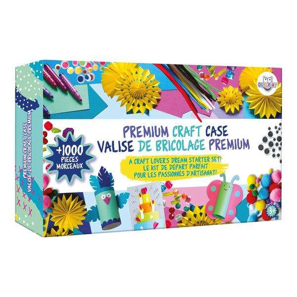 Danawares Premium Craft Case, A Craft Lover's Dream Starter Set with 1000+ Pieces F4