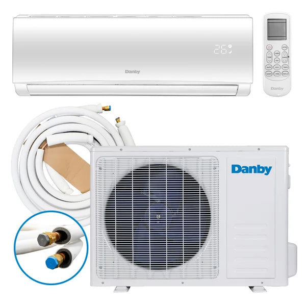 Danby 12,000 BTU SACC Quick Connect Mini-Split Air Conditioner with Heat pump and Variable Speed Inverter R3