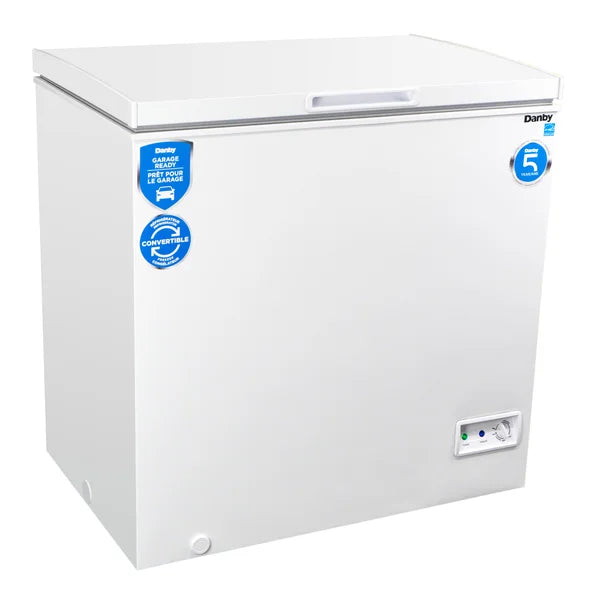 Danby 7 cu ft. Convertible Chest Freezer or Refrigerator with 5 Year Warranty L5