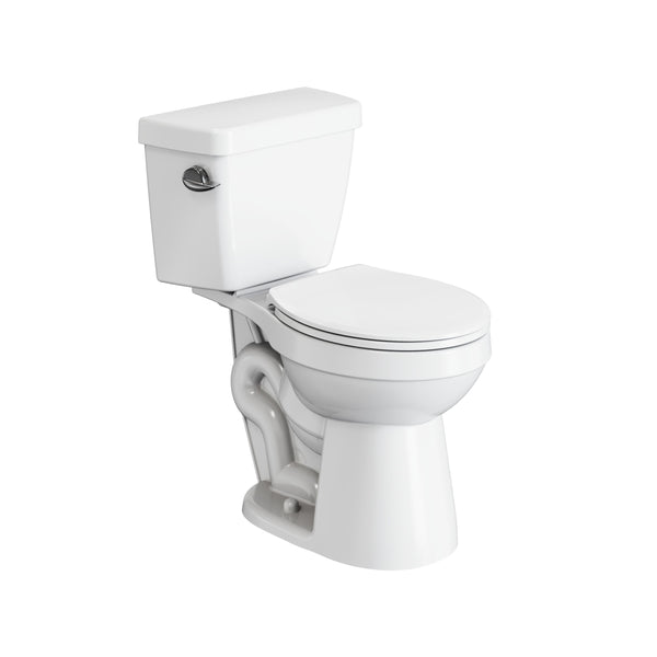 Danze 2-Piece Round Toilet Bowl with Soft Close, White, 4.8-L, Single Flush R9