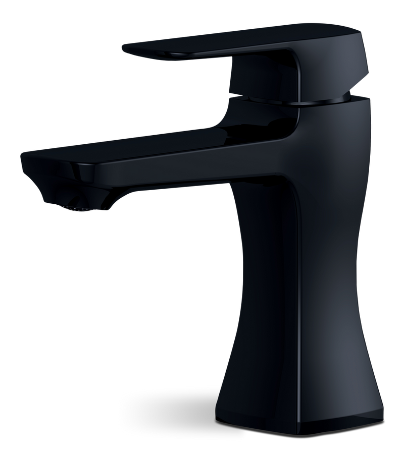 Danze Aztek Single Handle 4-in Centreset Bathroom Sink Faucet with Pop-up Drain, Matte Black P5