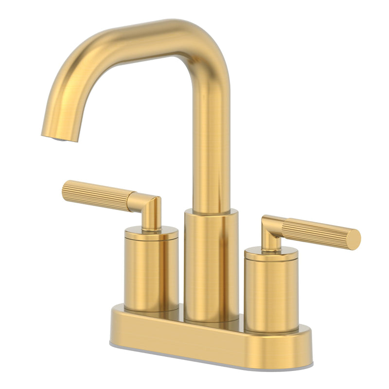 Danze Dorian 2-Handle 4-in Centreset Lavatory/Bathroom Sink Faucet, Brushed Gold U6