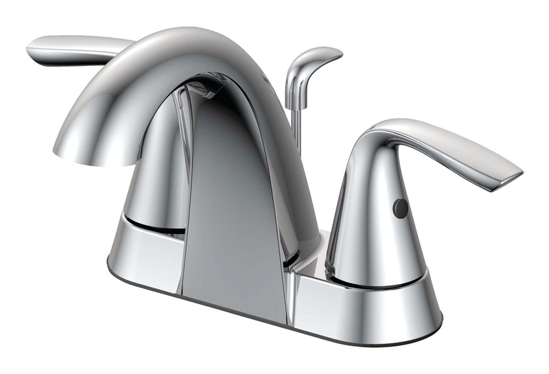 Danze Gallant Double Handle 4-in Centreset Bathroom Sink Faucet with Pop-up Drain, Chrome F3