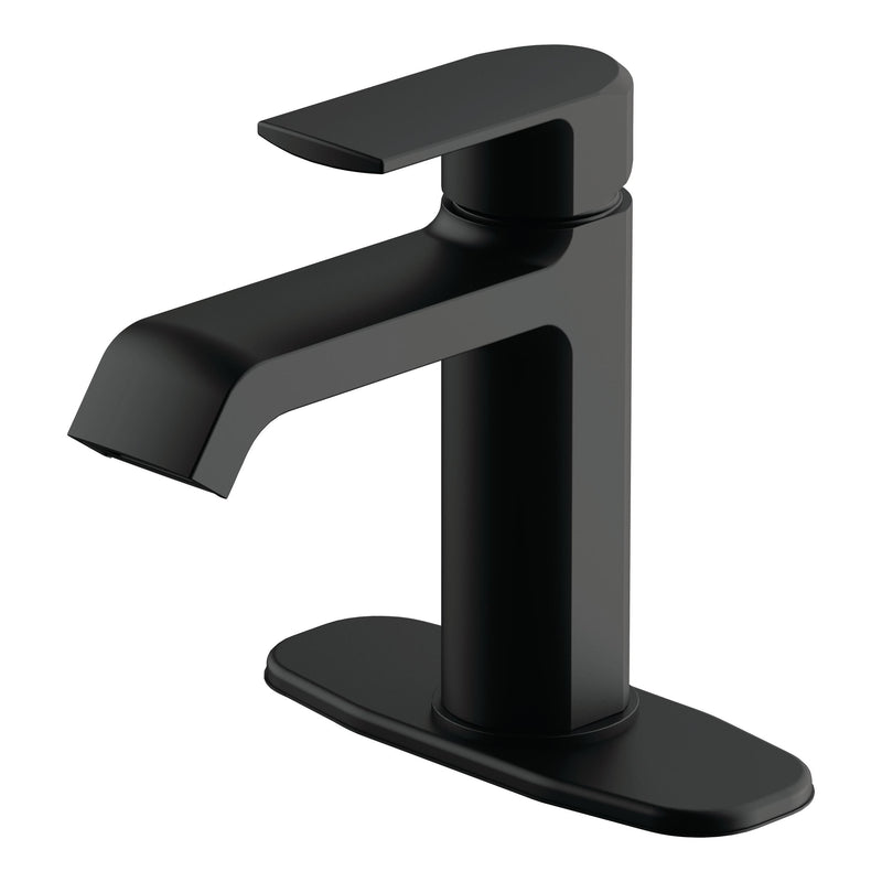Danze Karter 1-Handle Lavatory/Bathroom Sink Faucet, Lead-Free, Matte Black R5