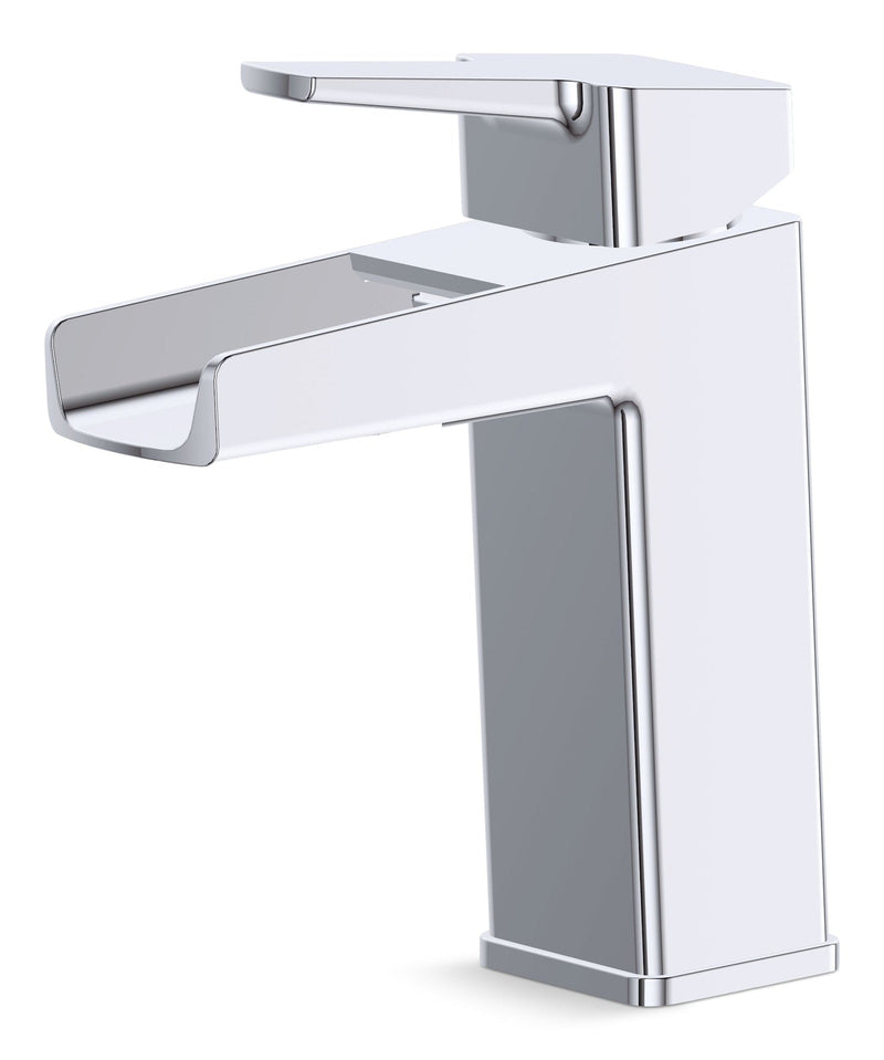 Danze Reeve Single Handle Single Hole 4-in Centerset Bathroom Sink Faucet with Pop-up Drain, Chrome J8