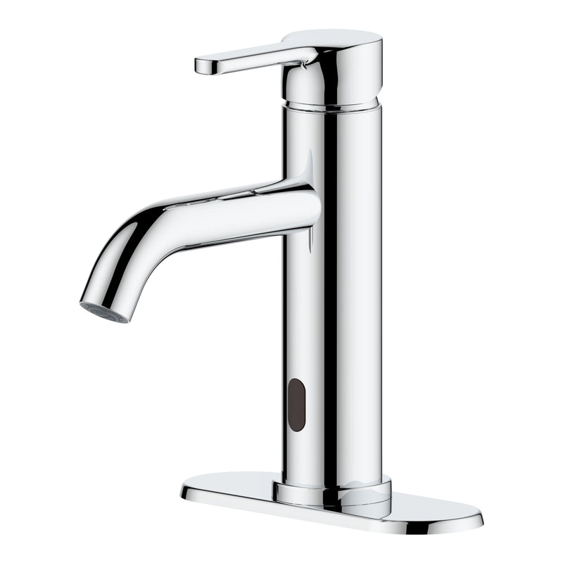 Danze Tronus Touchless Single Control Lavatory/Bathroom Sink Faucet, 4-in Centerset, Chrome J1