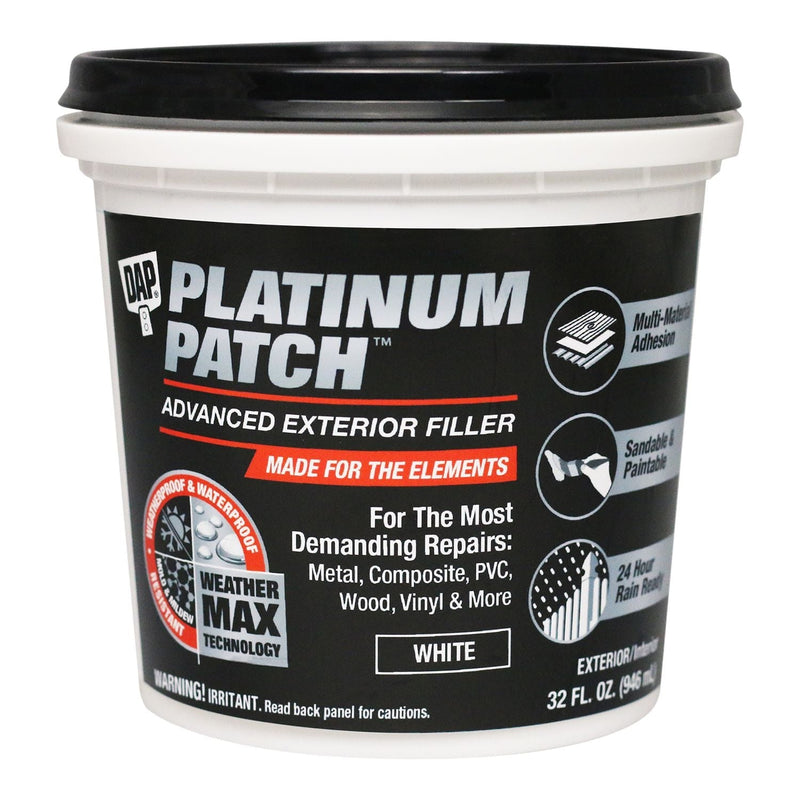 DAP Platinum Patch Advanced Exterior Filler, 946-ml G9