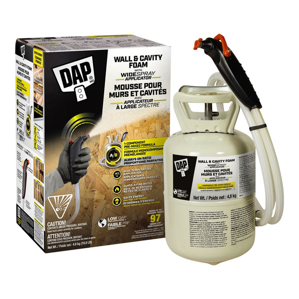 DAP Wall and Cavity 1-Component Foam with Wide Spray, 10.4-lb H8