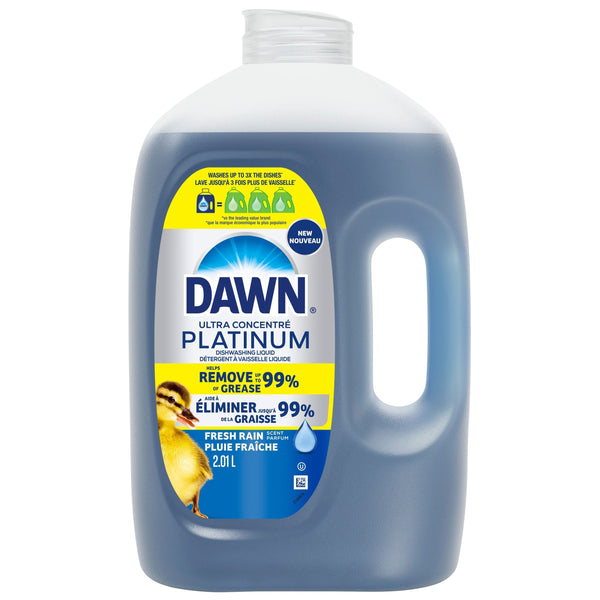 Dawn Ultra Platinum Liquid Dish Soap Refill, Refreshing Rain Scent, 2.01-L B7