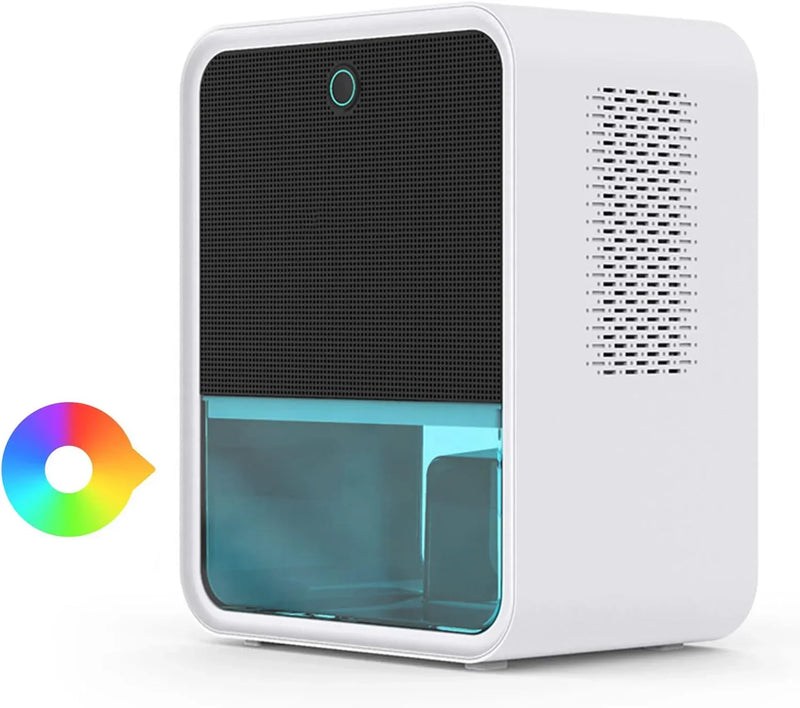 Bedroom Dehumidifier 2.2L Water Tank with Hygrometer RGB LED Light N5