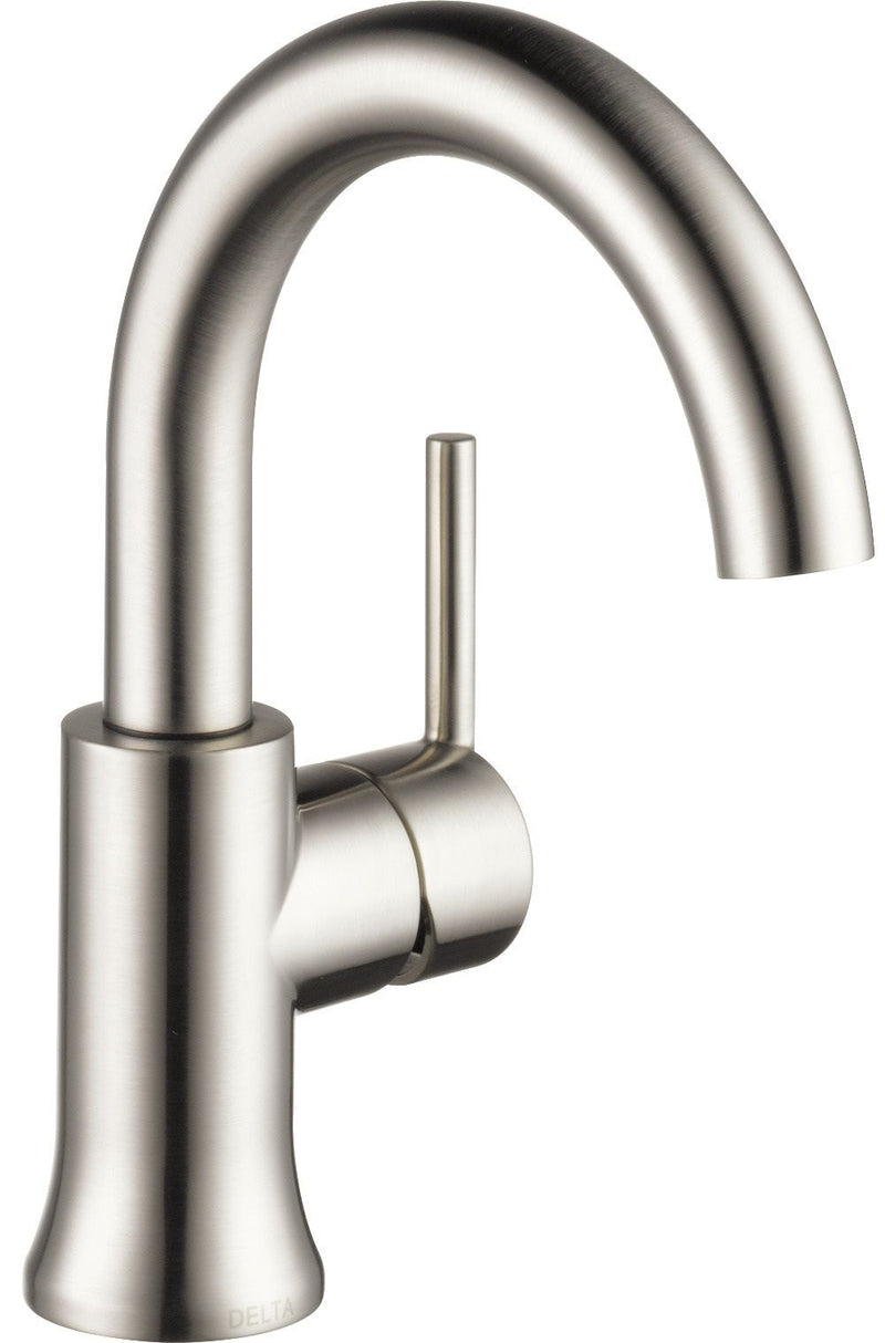 Delta 1-Handle High-Arc Lavatory Faucet, Stainless X9