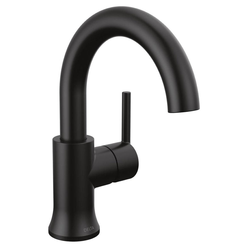 Delta 1-Handle Lavatory Faucet with Diamond Seal Technology, Matte Black T5