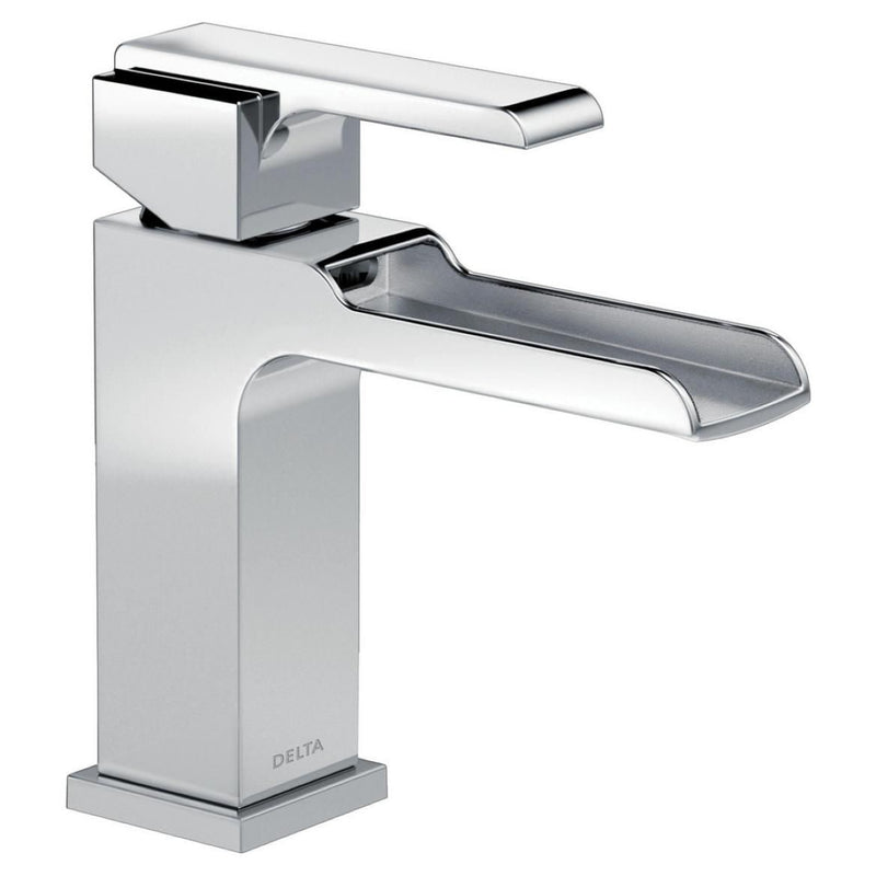 Delta Ara 1-Handle Channel Bathroom Faucet with Metal Pop-Up, Chrome W5