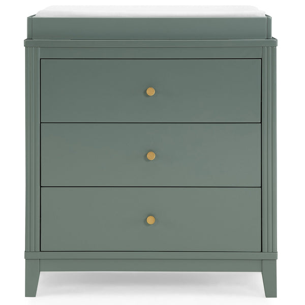 Delta Eloise 3-Drawer Dresser with Changing Top, Grassy Glen A8