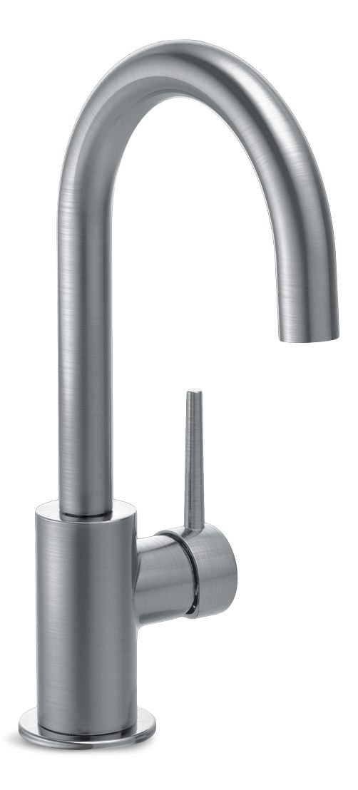 Delta Faucet Trinsic Single Handle Bar/Prep Kitchen Faucet, Arctic Stainless Steel E1