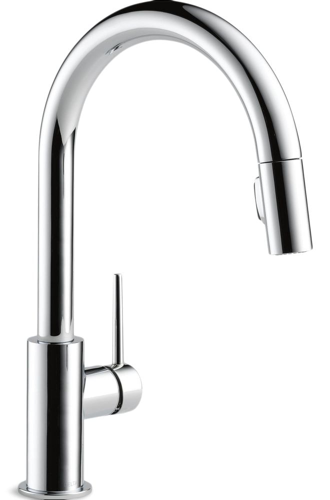 Delta Faucet Trinsic Single Handle High Arc Pull Down Sprayer Kitchen Faucet, Assorted Finishes Z1