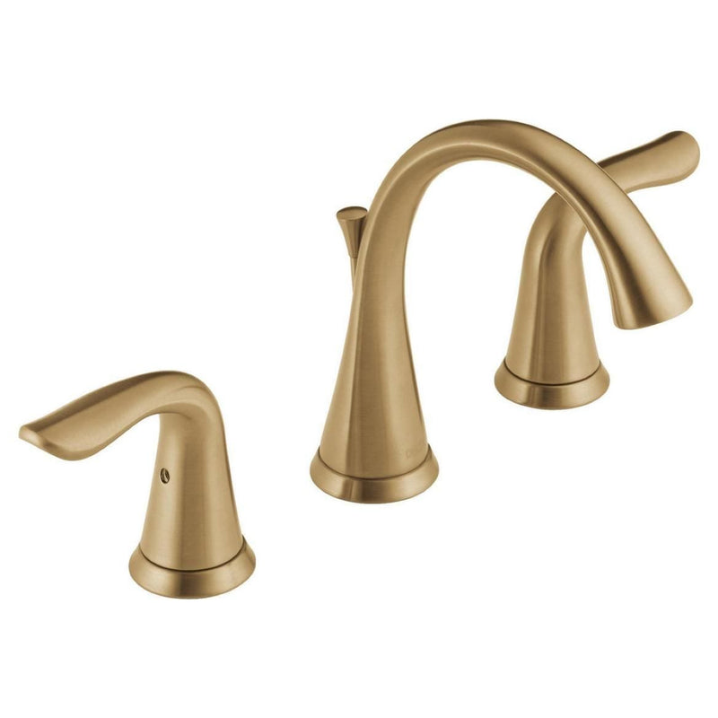 Delta Lahara 2-Handle Widespread Faucet, Champagne Bronze W7